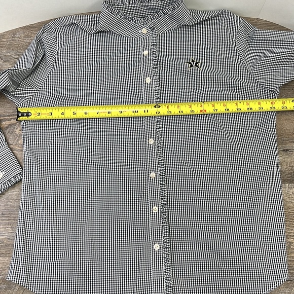 Peter Millar Vanderbilt University Embroidered Long Sleeve Gingham Blouse XL - Picture 8 of 10